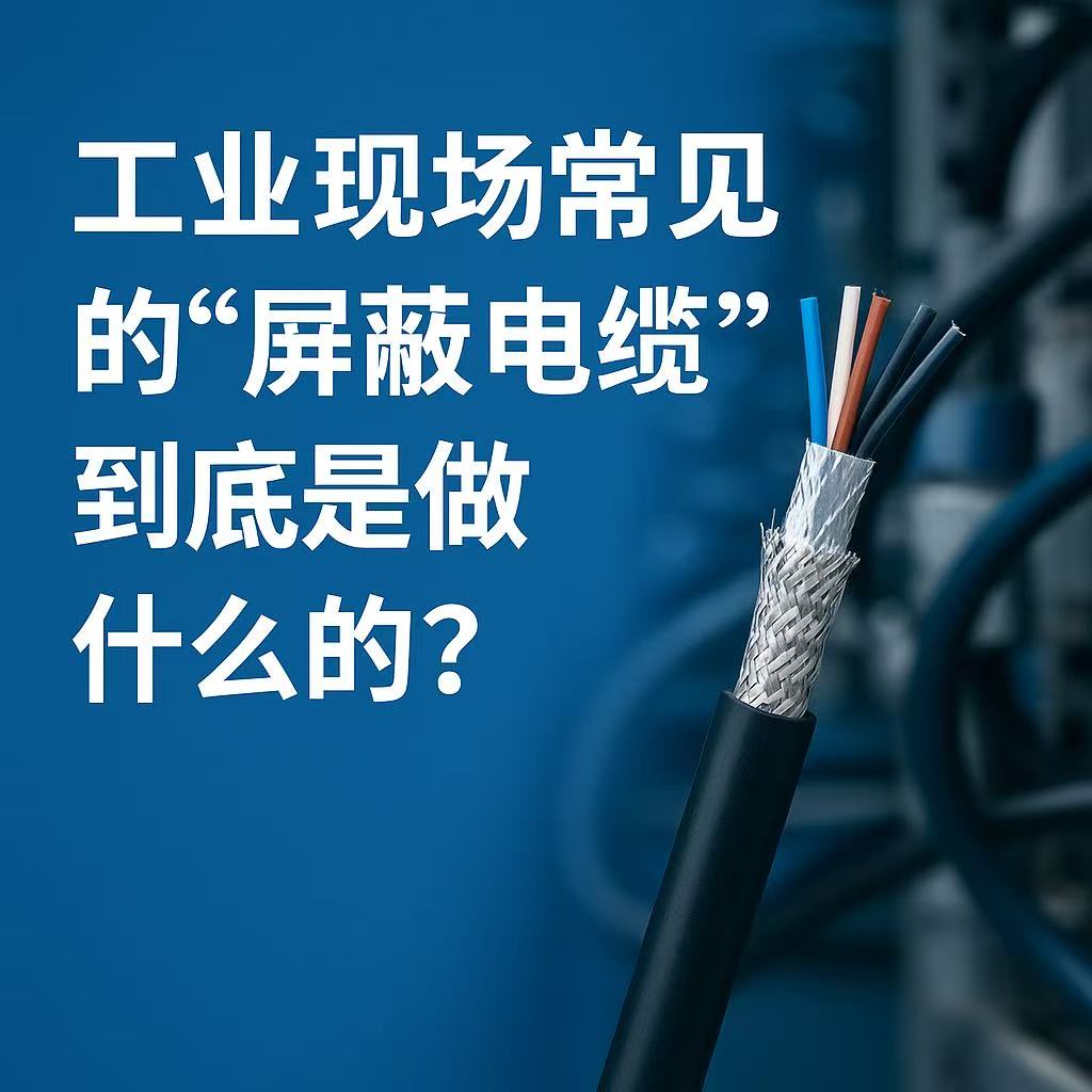 工業(yè)現(xiàn)場常見的“屏蔽電纜”到底是做什么的？