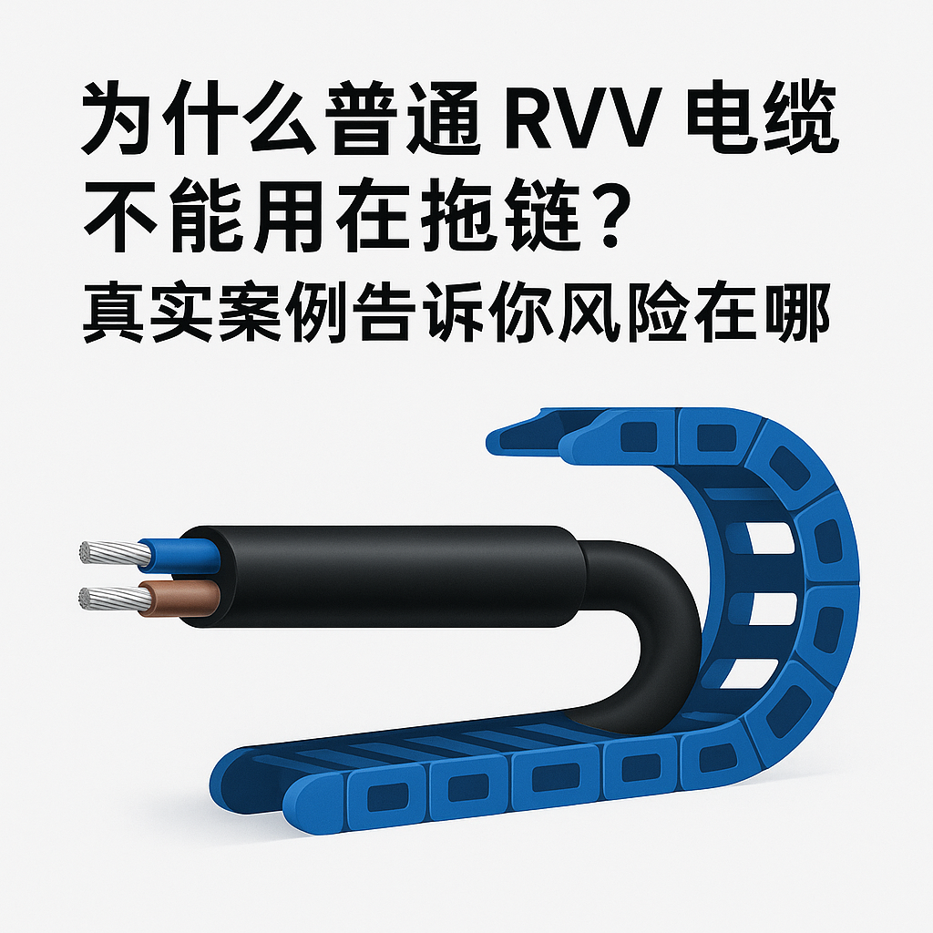 為什么普通 RVV 電纜不能用在拖鏈？真實案例告訴你風(fēng)險在哪