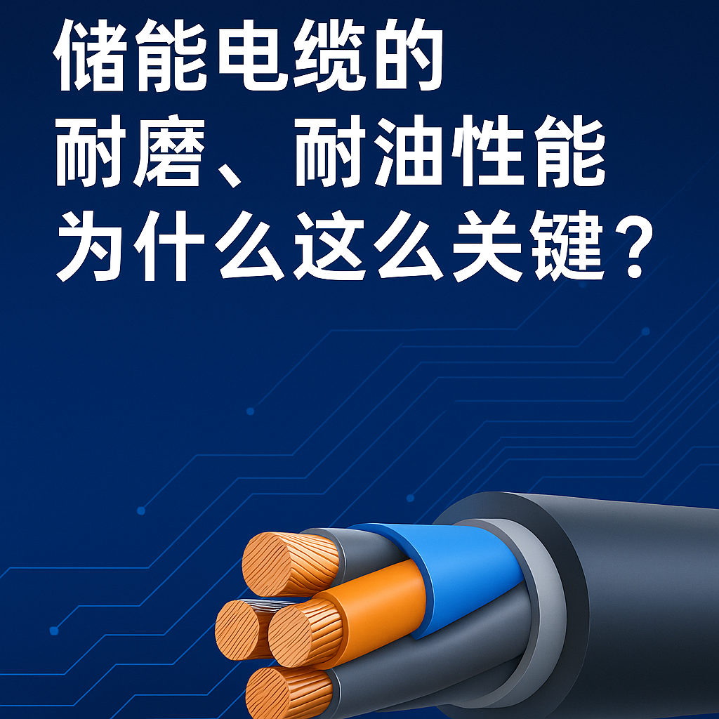 儲(chǔ)能電纜的耐磨、耐油性能為什么這么關(guān)鍵？真實(shí)工況告訴你答案