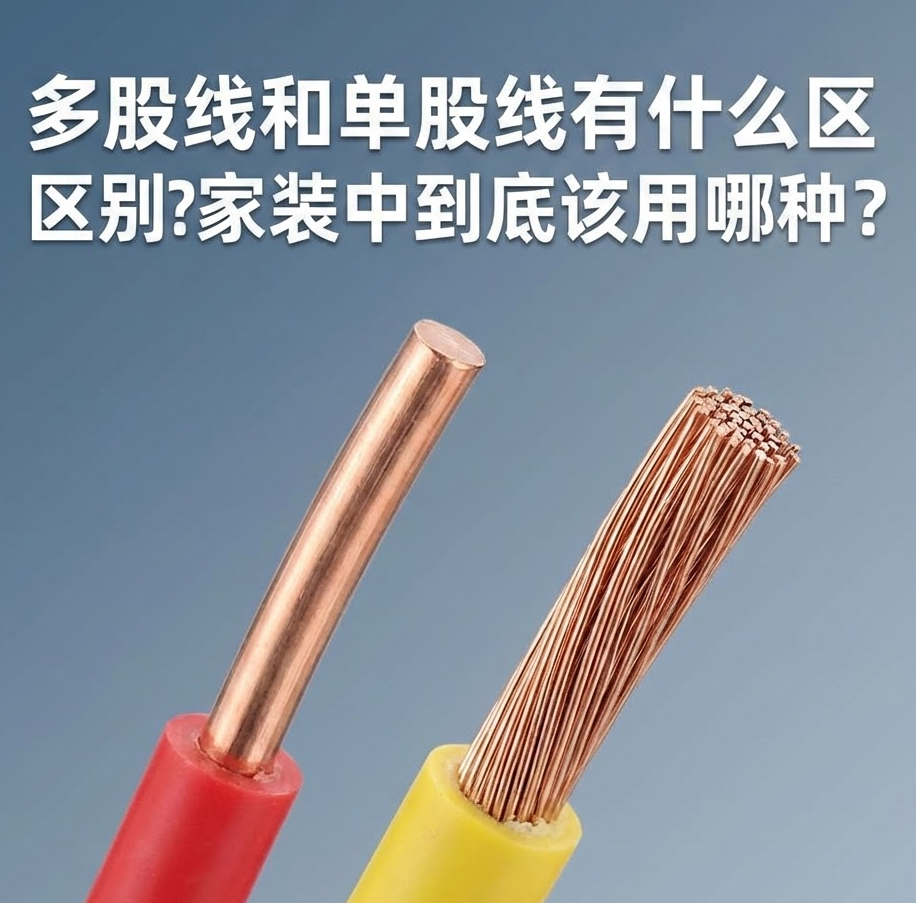 家裝電線選單股(BV)還是多股(BVR)？